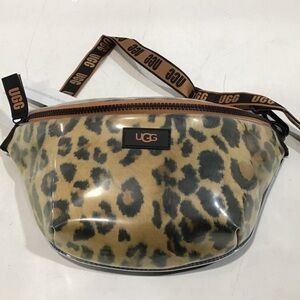NEW!! Women’s UGG Nasha Belt Bag Clear Brown/Tan Leopard